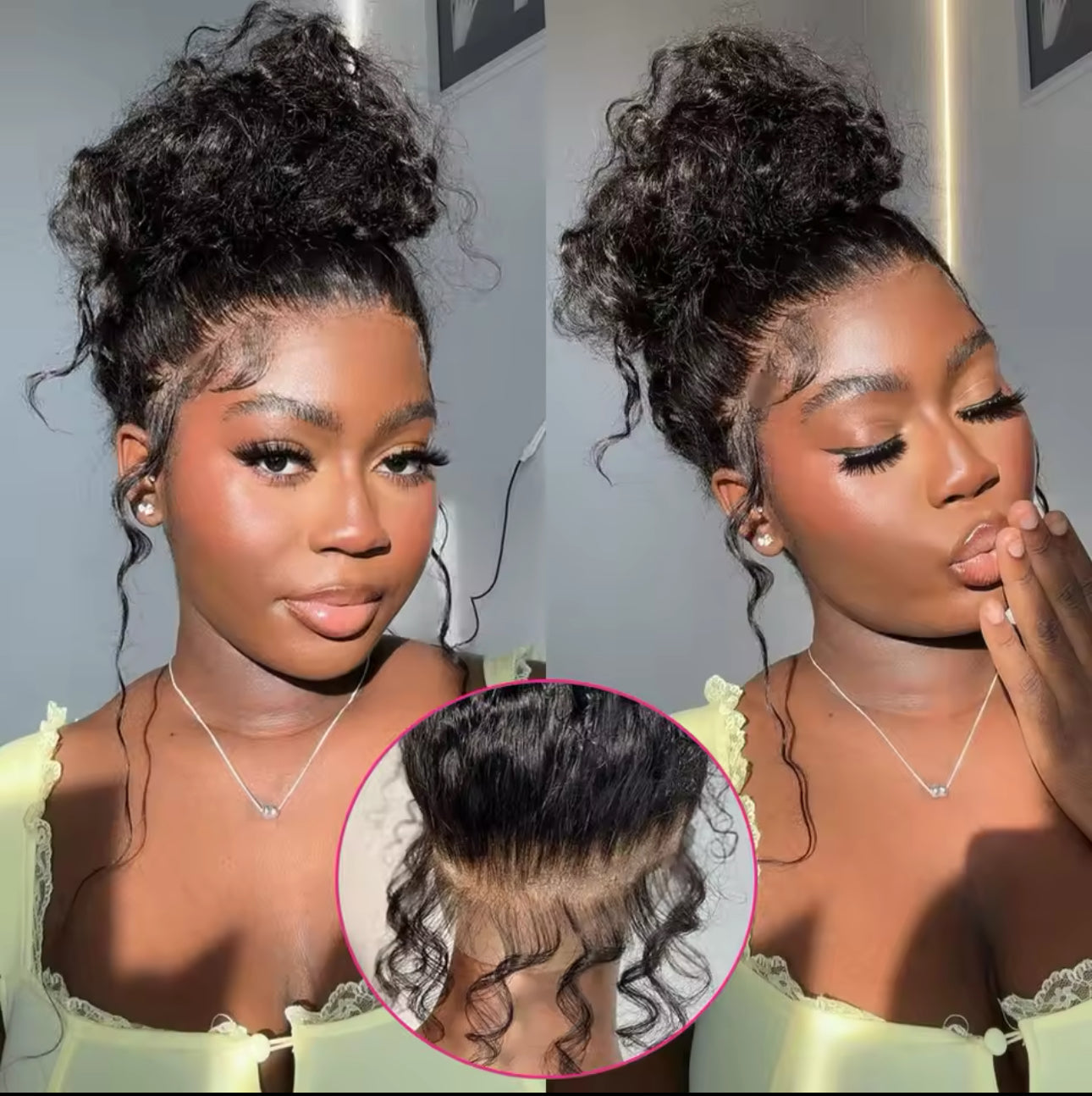 Cabelo kinky curly