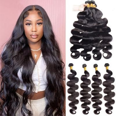 Extensão de cabelo com fechamento