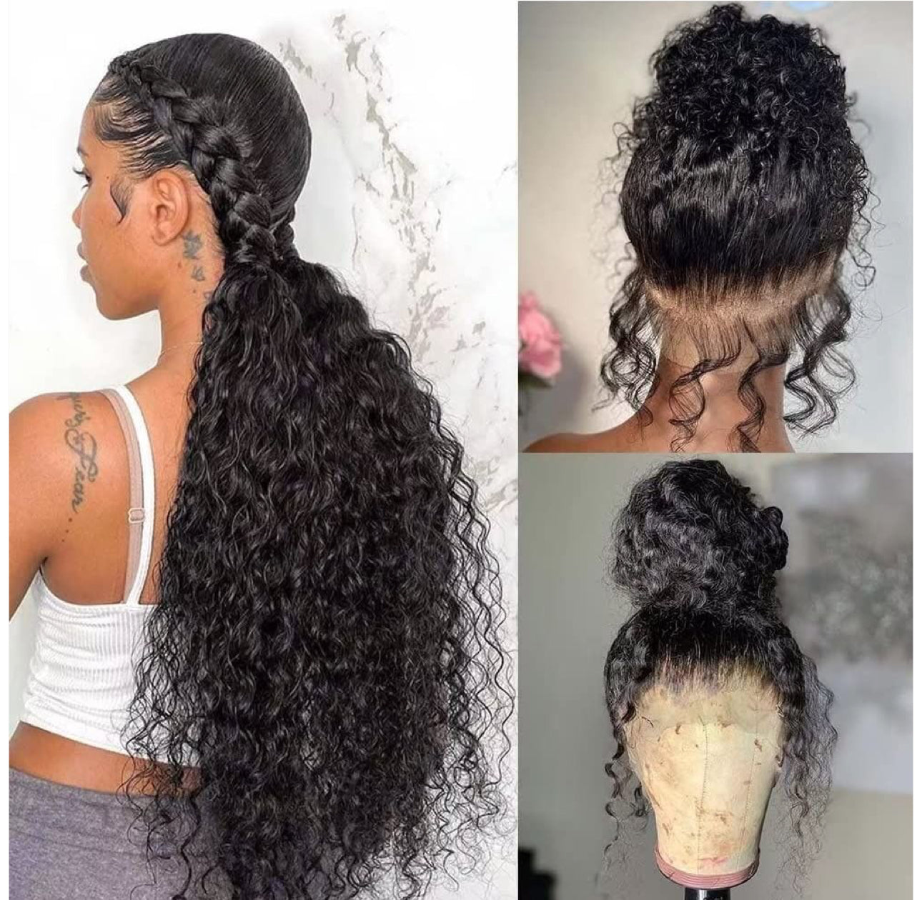 360 full lace kinky curly