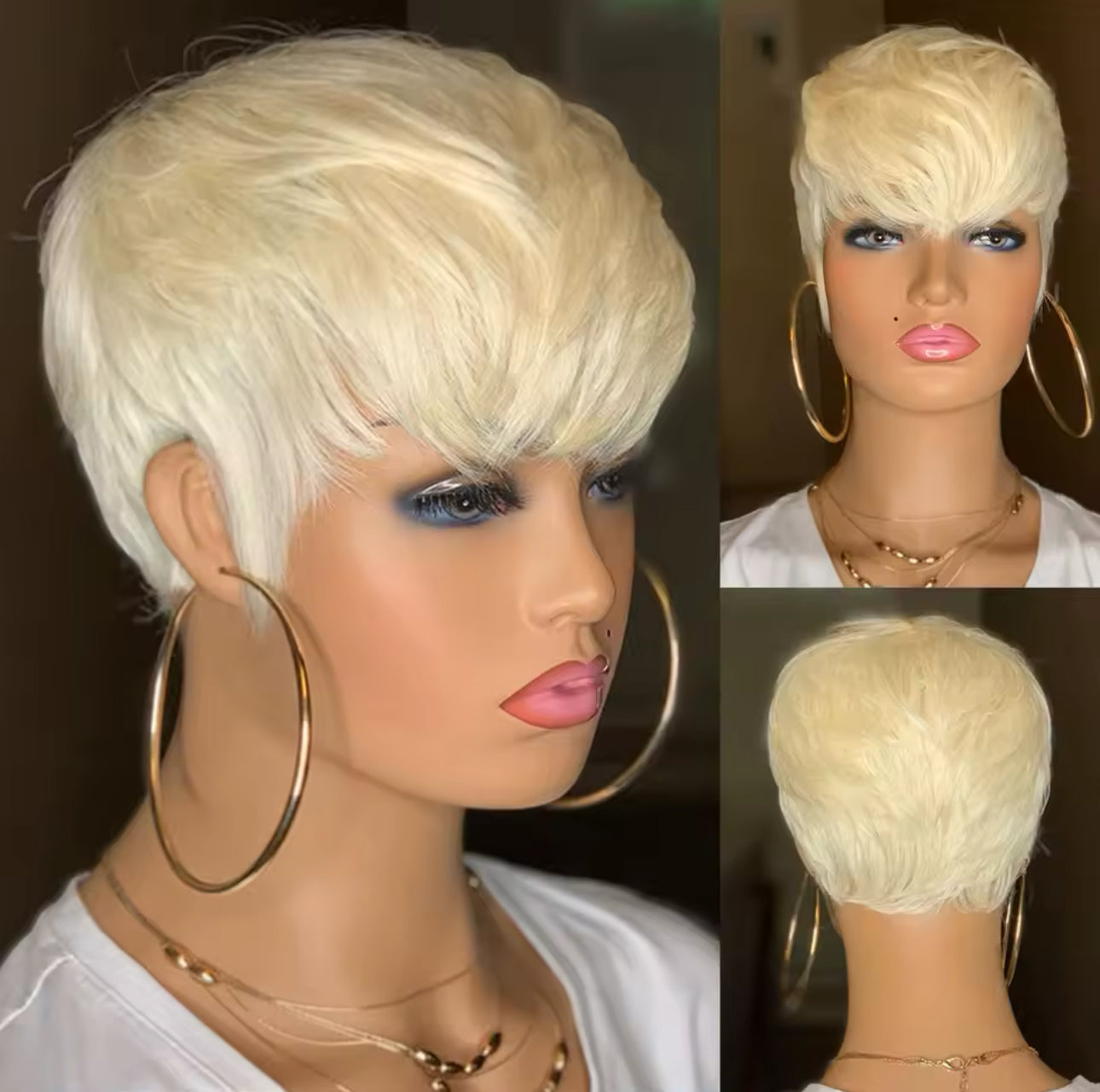 Cabelo pixie loiro