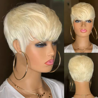Cabelo pixie loiro