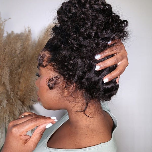 360 full lace kinky curly