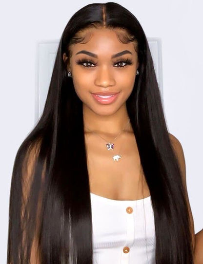 Peruca de cabelo liso