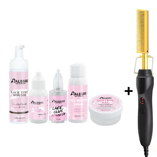 Kit de instalação + Pente elétrico